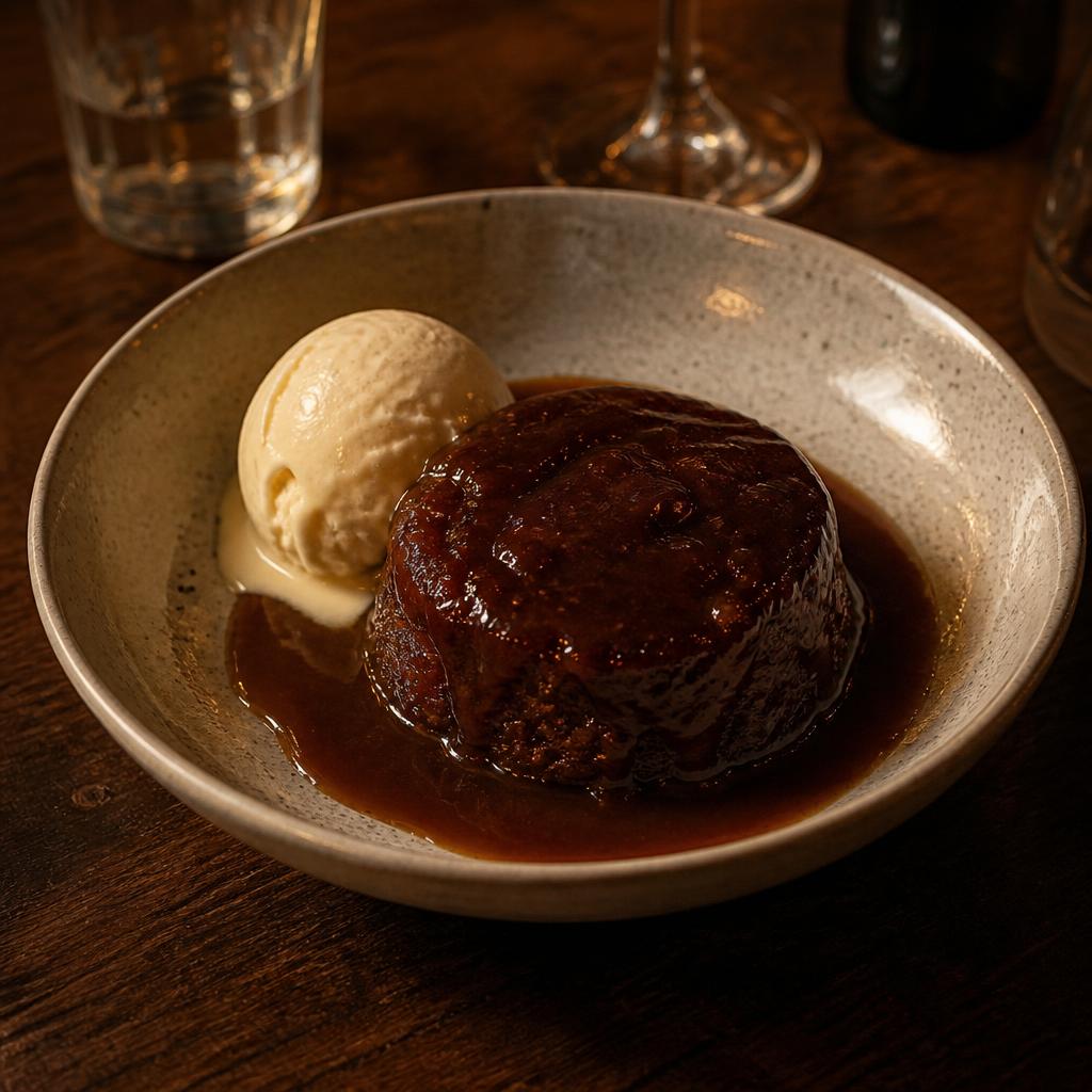 Sticky toffee pudding